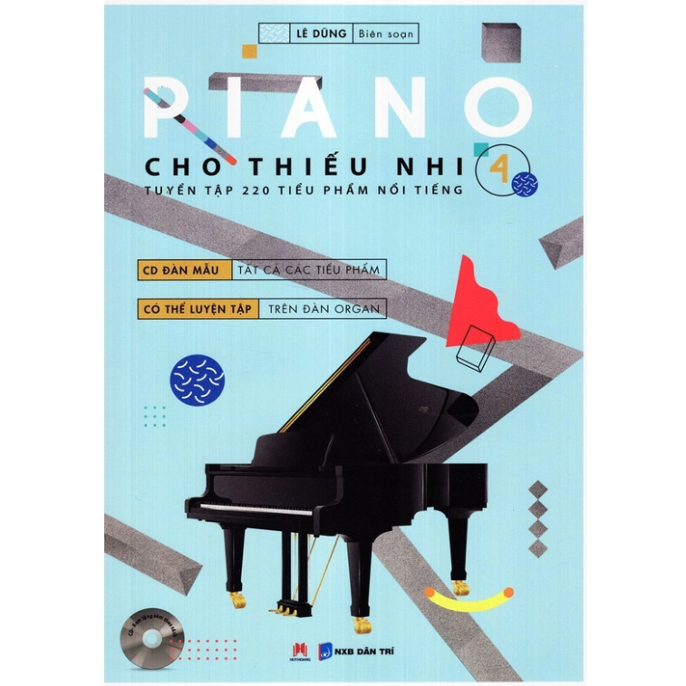 Sách - Combo Piano Cho Thiếu Nhi - Tuyển Tập 220 Tiểu Phẩm Nổi Tiếng ( 4 quyển) tái bản