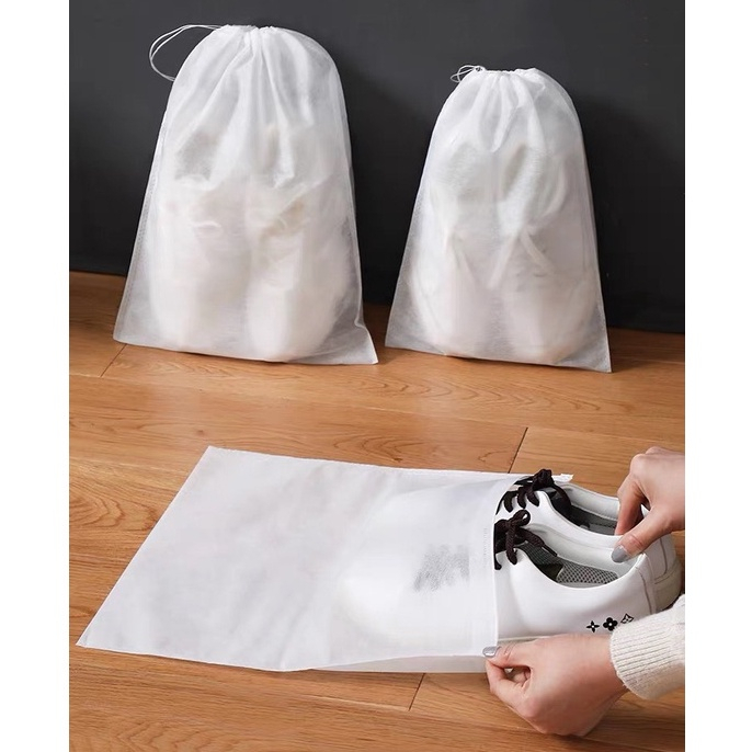 Túi dây rút vải không dệt tiện lợi, túi đựng giày dép quần áo đa năng 88391 Home Store 68