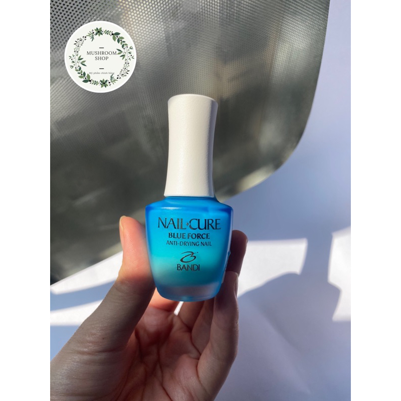 Dưỡng chất nuôi dưỡng bề mặt móng cải thiện móng sọc Bandi Nail Cure blue Force