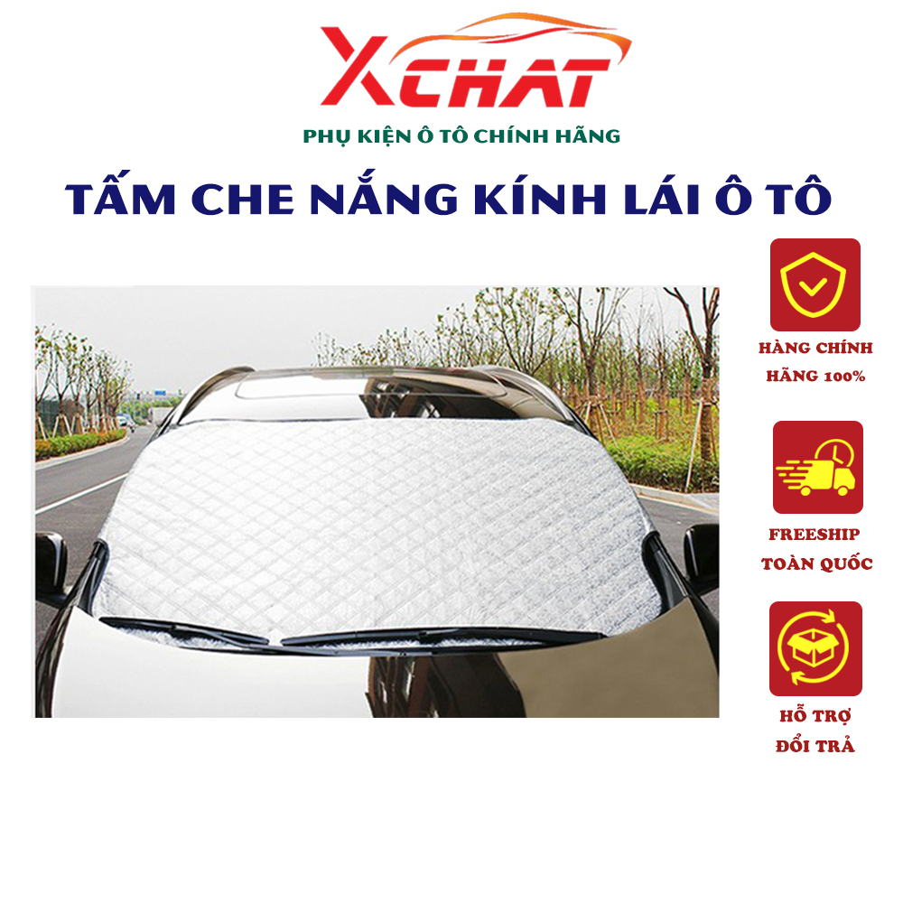 Bạt Che Nắng Kính Lái Ô Tô 3 Lớp XCHAT S005 cao cấp, cách nhiệt tốt