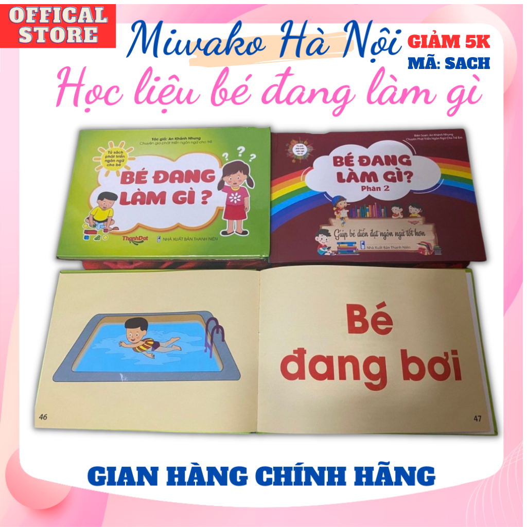 Học liệu Bé đang làm gì