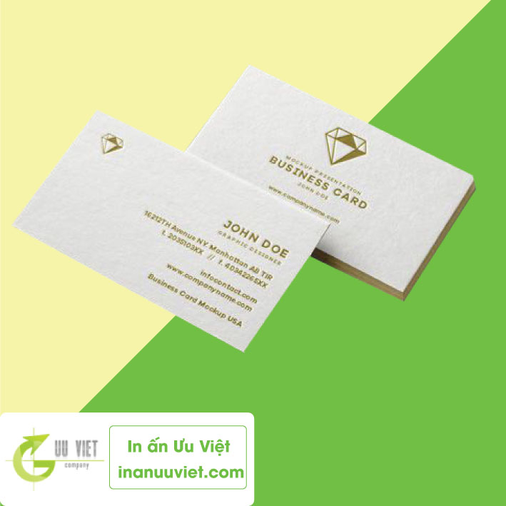 In card visit ép kim