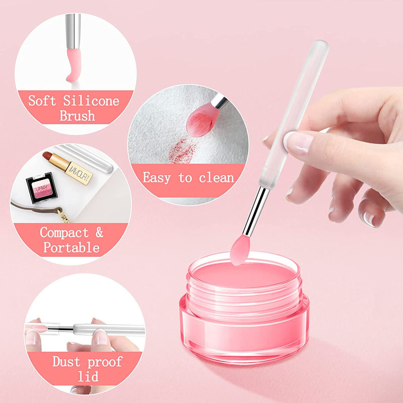 Cọ Môi Silicon, Cọ Phấn mắt, Cây Đánh Son Môi, Son Bóng Dụng Cụ Trang Điểm Làm Đẹp - hickies lacing system