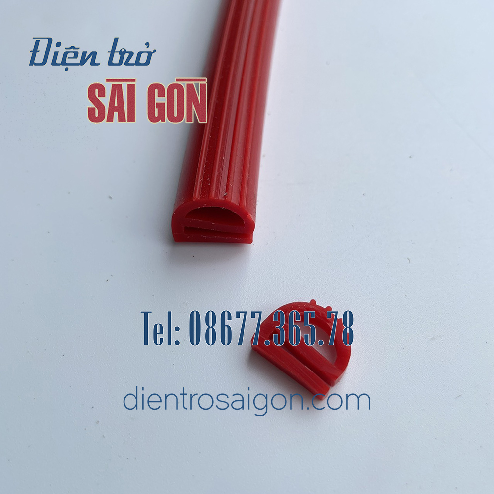Gioăng chữ E silicone chịu nhiệt, gioăng chịu nhiệt cho tủ cơm
