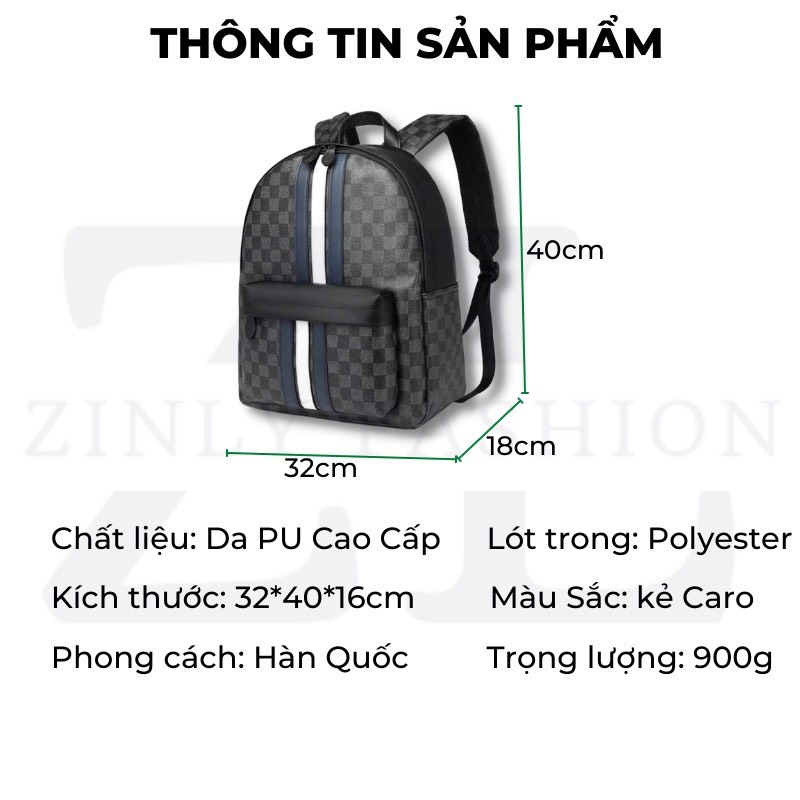 [DINO STORE] Balo Da Thời Trang Nam Nữ Cao Cấp Có Da PU Chống Thấm, Ngăn Đựng Laptop Riêng Tiện Lợi | BigBuy360 - bigbuy360.vn