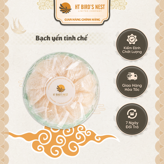 Yến Huy Thịnh - Tổ yến sào tinh chế, yến đã nhặt lông 50g, 100g có hướng dẫn chế biến yến sào