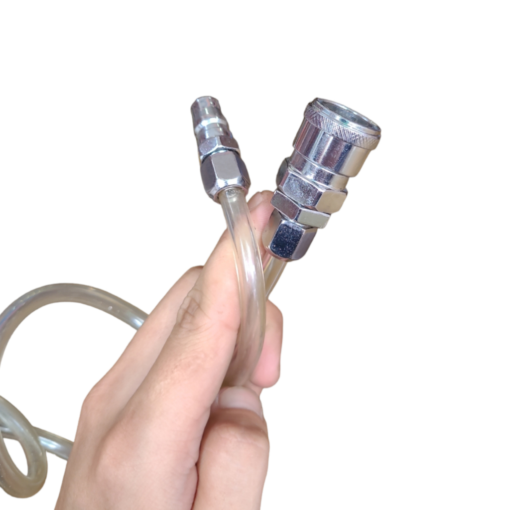 Dây Hơi Xoắn Chịu Áp Suất Cao Có Sẵn 2 Đầu Nối 9m, 12m