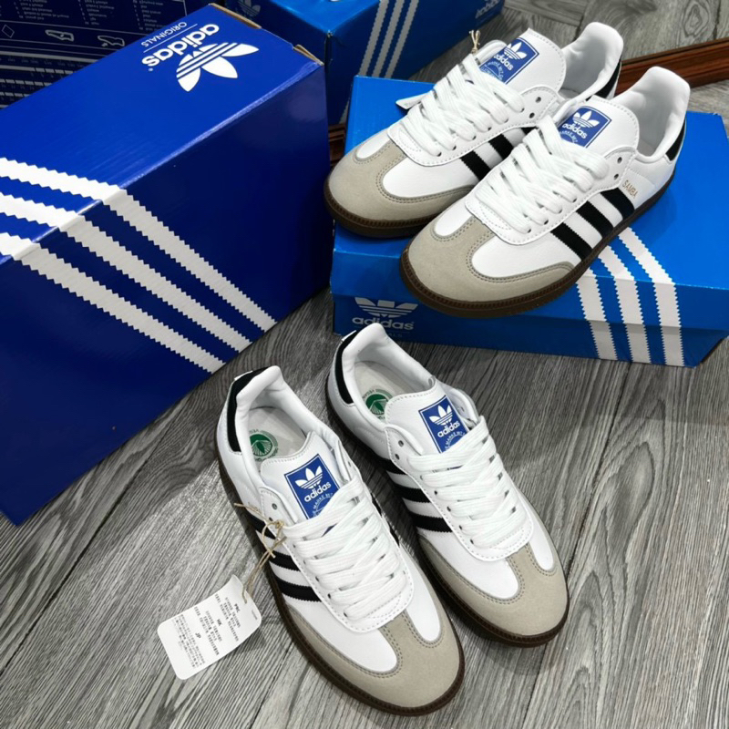GIÀY DAS SaMBA ROSE WHITE GUM, GIÀY DAS SUMBA TRẮNG XÁM ĐẾ NÂU NAM NỮ das samba xám nâu xanh ẢNH THẬT TỰ CHỤP