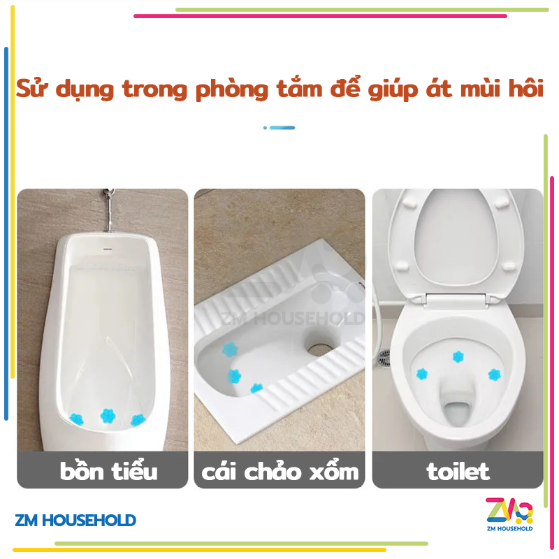 Gel khử mùi bồn cầu gel bồn cầu gel bồn cầu hình bông hoa hoa bồn cầu gel thơm-Khử trùng và khử mùi nhà vệ sinh