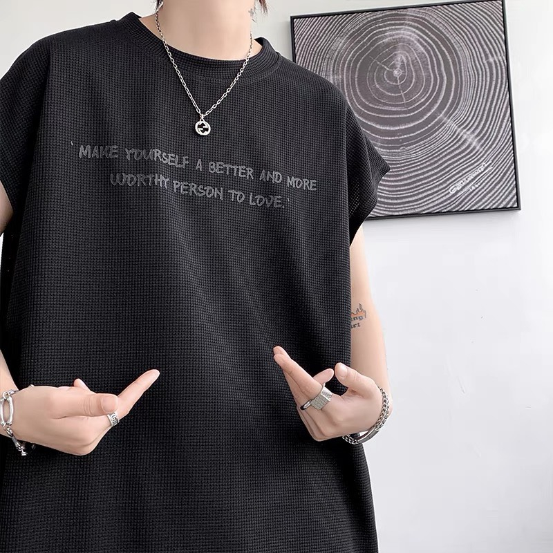 Set Bộ Tangtok Thiết Kế Tay Lỡ In Chữ Form Rộng Unisex Nam Nữ Mặc Đều Đẹp | BigBuy360 - bigbuy360.vn