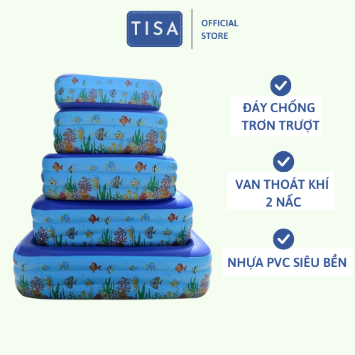 Bể Bơi Cho Bé, Bể Bơi Phao, Bể Bơi Trẻ Em 1m5 1m8 3 Tầng An Toàn Bền Bỉ Giá Sỉ Liên Hệ