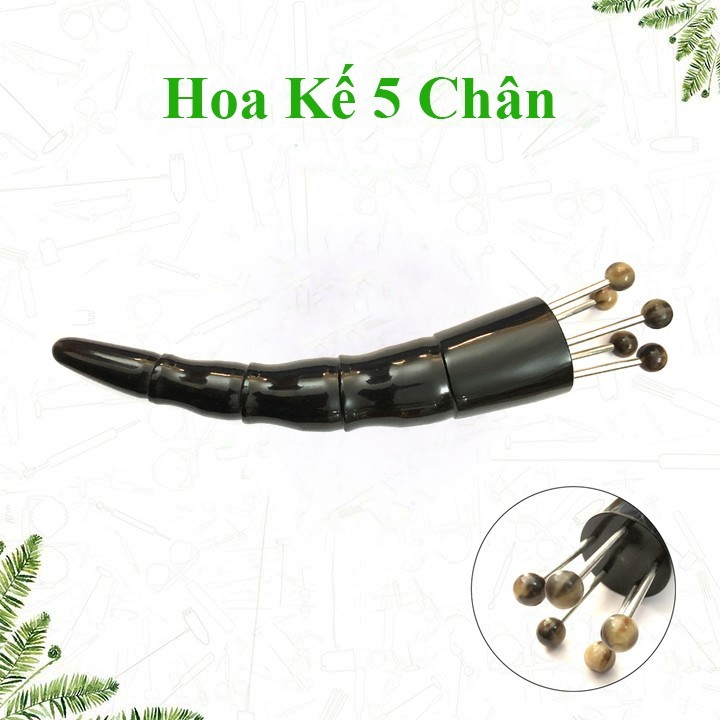 Dụng cụ diện chẩn - Cây Hoa Khế Sừng Massage da mặt để làm đẹp da, se khít lỗ chân lông, mát xa cổ vai gáy, bụng giảm mỡ