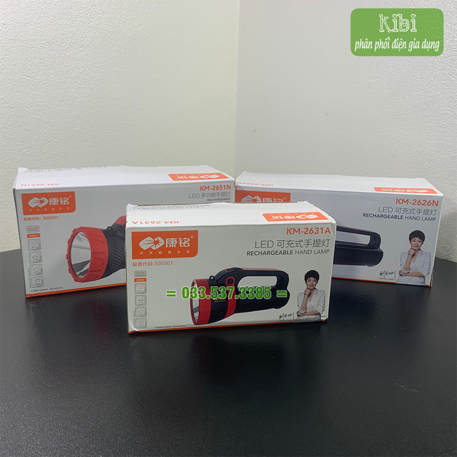 Đèn pin cắm trại, đèn pin công suất lớn tích hợp đèn led và đèn bàn thông minh