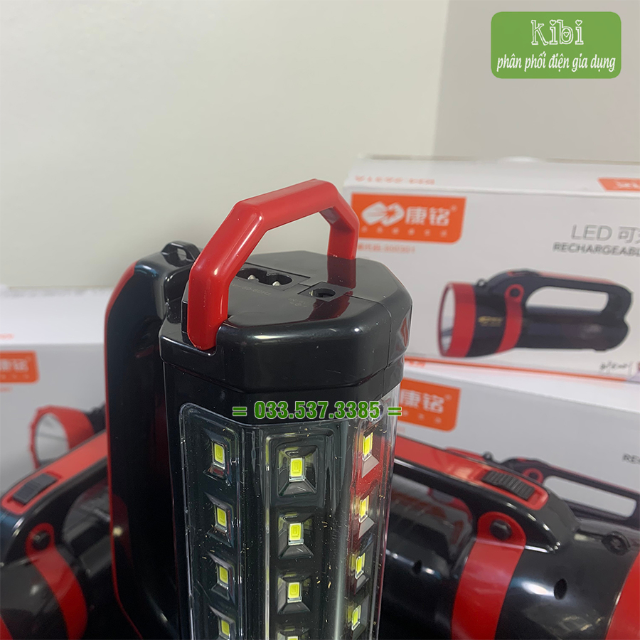 Đèn pin cắm trại, đèn pin công suất lớn tích hợp đèn led và đèn bàn thông minh