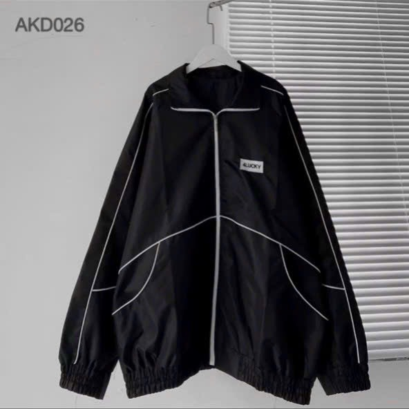 Áo Khoác Dù Nam Nữ 2DAYP Chất Vải Dù 2 Lớp Thiết Kế Form áo Rộng Kẻ Tay Đường Viền Tinh Tế Trẻ Trung Thời Trang Phong Cá