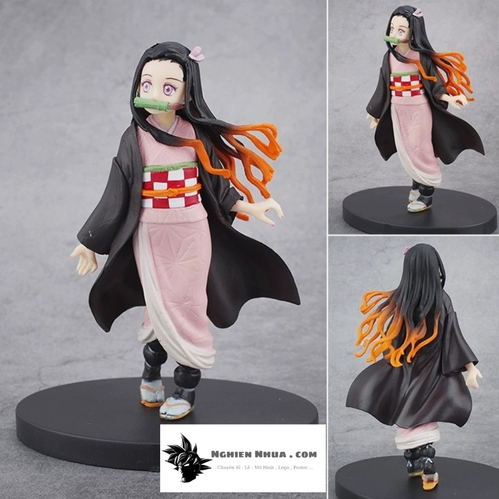 Mô hình Kimetsu No Yaiba figure Demon Slayer Kamado Nezuko cao 15 cm- figure thanh gươm diệt quỷ