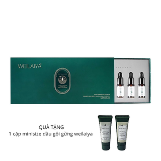Huyết thanh ngăn ngừa và kích mọc tóc Weilaiya - Cứu tinh cho tóc rụng Tặng 1 cặp gội xả mini gừng