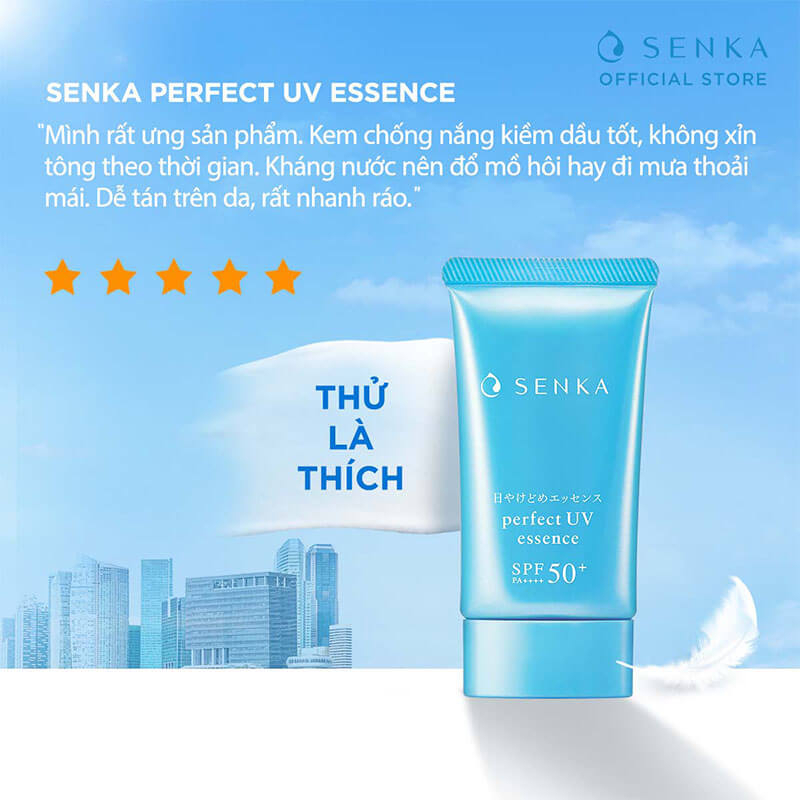 Tinh chất chống nắng Senka Perfect UV Essence 50g