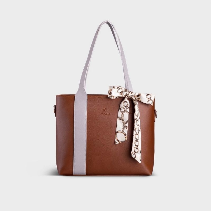 Túi xách nữ da mềm phối nơ Thời Trang công sở Yuumy YTX15