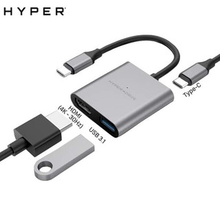 Hub 3 in 1 Type C ra USB, HDMI, Type C