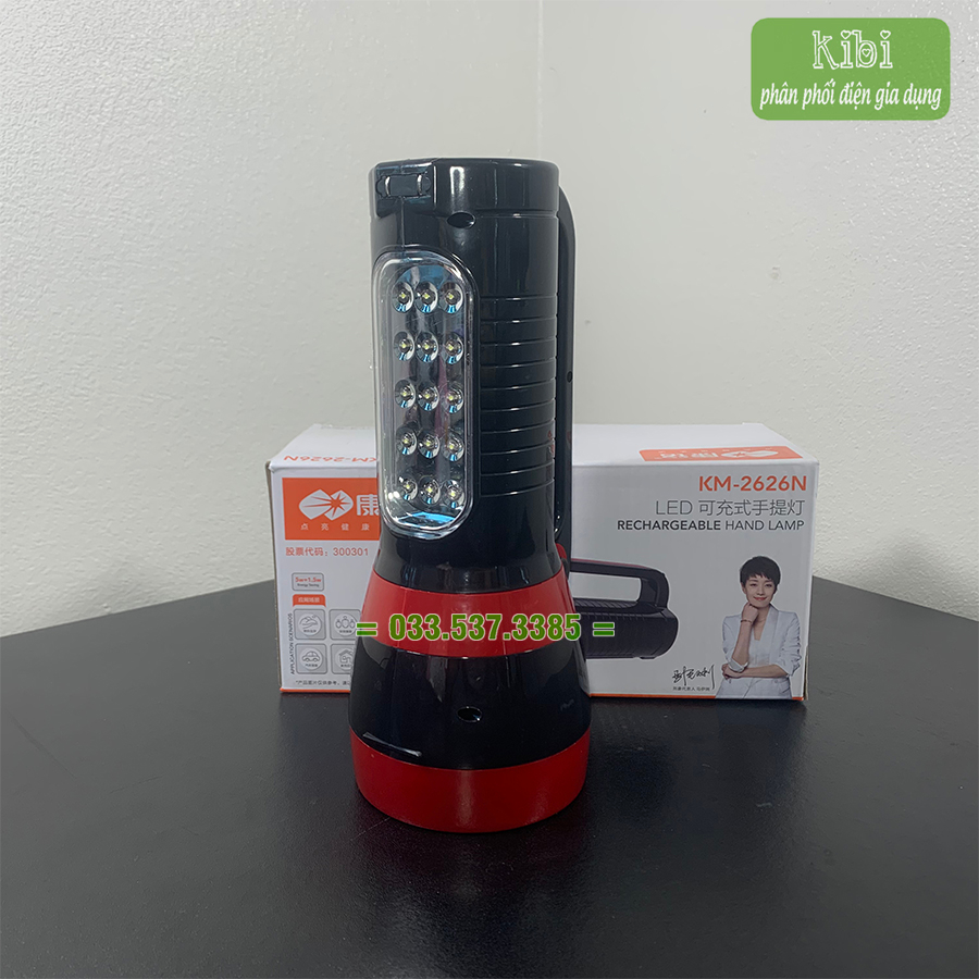 Đèn pin cắm trại, đèn pin công suất lớn tích hợp đèn led và đèn bàn thông minh