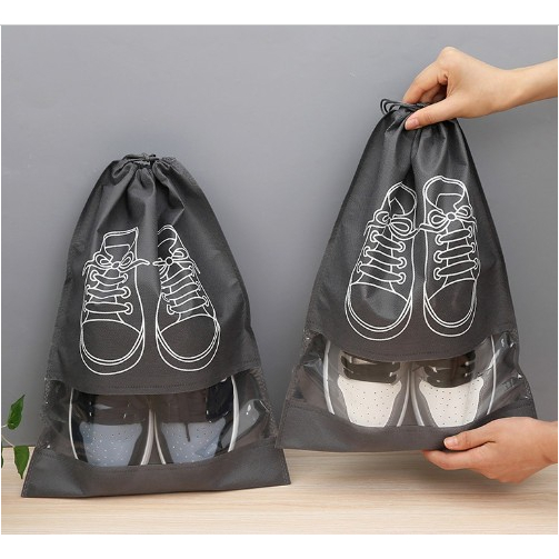 Túi Đựng Giày Hoạ Tiết Chống Bẩn Đi Du Lịch Tiện Lợi 2339
