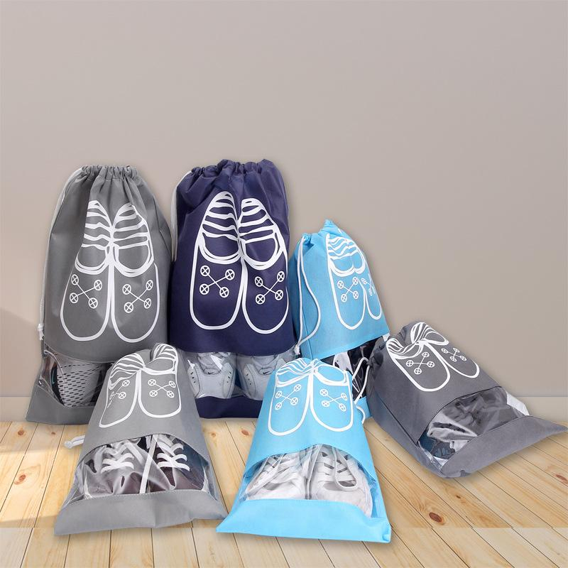 Túi Đựng Giày Hoạ Tiết Chống Bẩn Đi Du Lịch Tiện Lợi 2339