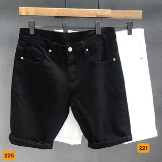 Quần Sọt Nam 💎FreeShip💎 Quần Short Jean Nam mẫu mới chất bò co giãn phối rách kiểu thời trang Kelvin Fashion - QS306