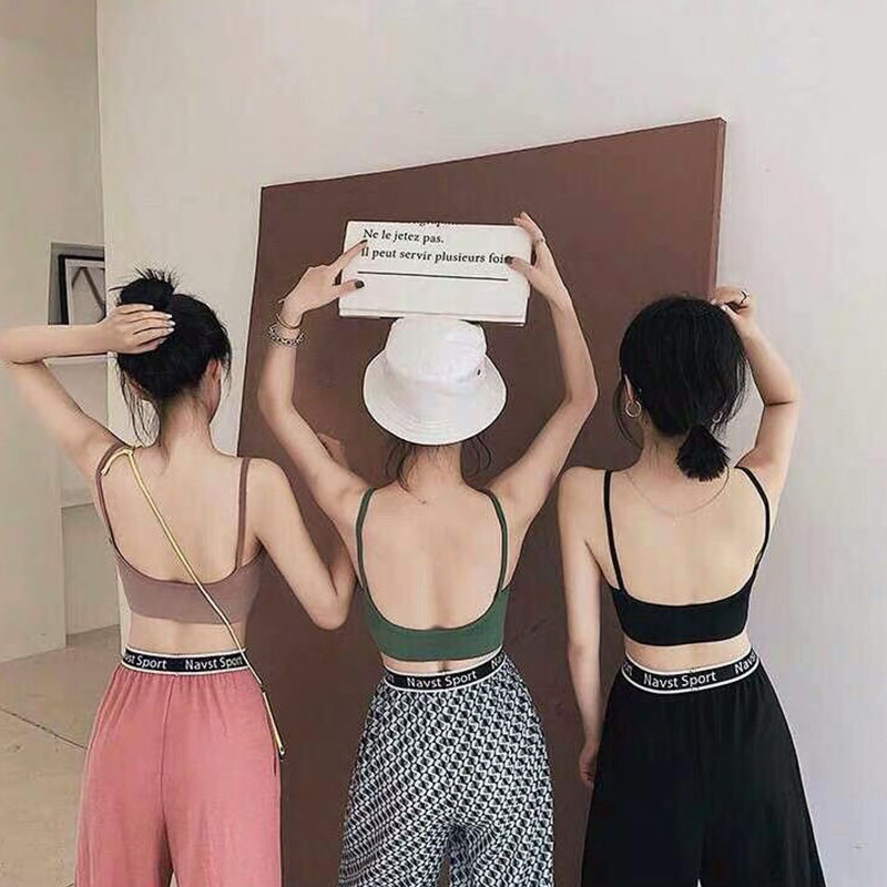 Áo bra nữ cotton mút mỏng có thể tháo rời BRALUNE, áo ngực nữ sport ôm sát cá tính tôn vòng 1 mã ANM-66