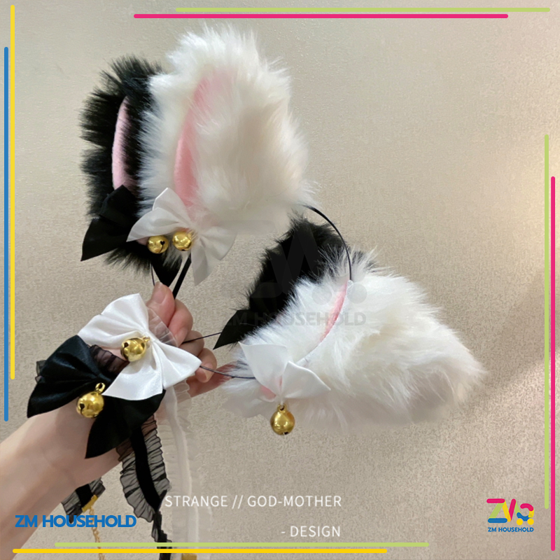 Kẹp Tóc Tai Mèo,Kẹp Tóc Tai Mèo Dễ Thương Cho Nữ,Băng Đô Tai Mèo Lông Xù Xinh Xắn Dễ Thương