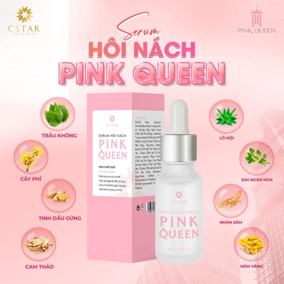Serum hôi nách pink queen,hôi nách hôi chân pink queen-Chính hãng giảm hôi nách hôi chân hiệu quả