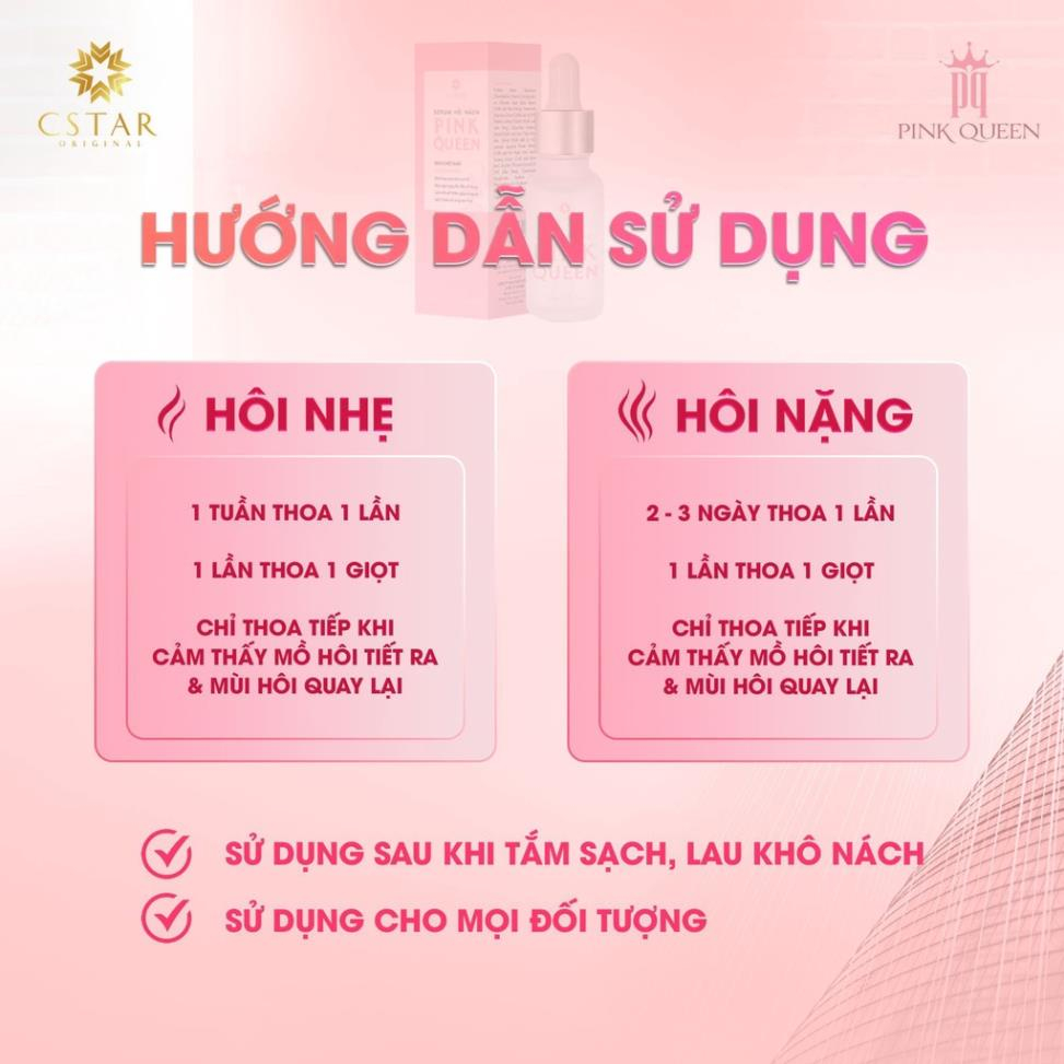 Serum hôi nách pink queen,hôi nách hôi chân pink queen-Chính hãng giảm hôi nách hôi chân hiệu quả