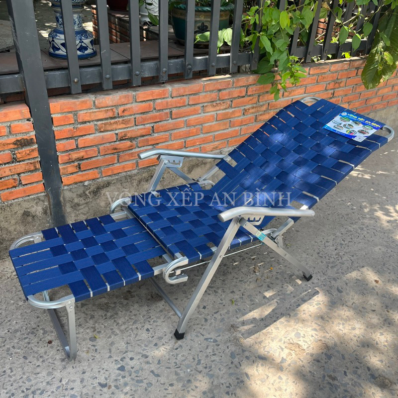 Ghế xếp đa năng, gấp gọn thư giãn An Bình - GHDU1 - vải dù nhập khẩu khung kim loại fi25 dày 1mm - Hàng cao cấp