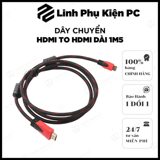 [Mã ELHACE giảm 4% đơn 300K] Dây chuyển HDMI to HDMI dài 1M5