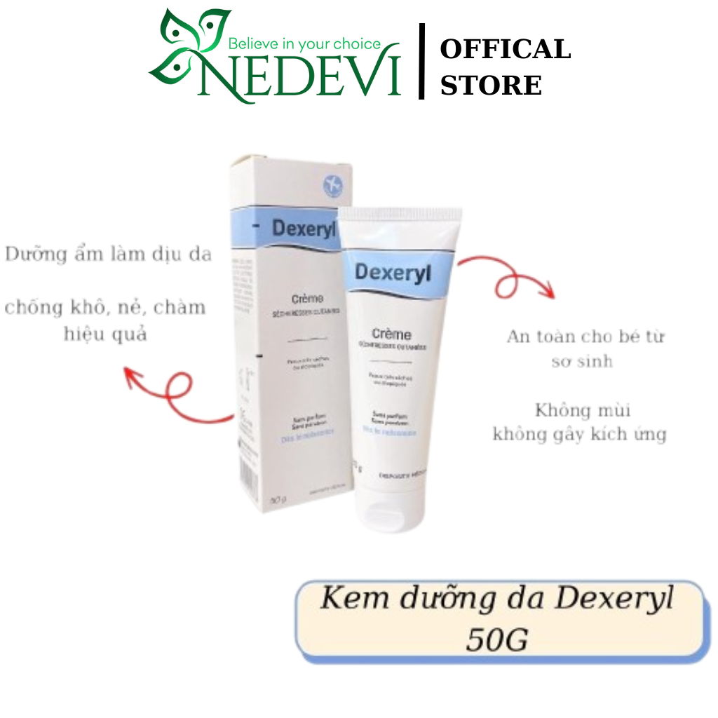 Kem Dưỡng Da Dexeryl Crème 250g Pháp Chống Nứt Nẻ Dịu Nhẹ Cho Làn Da Của Bé LENIS