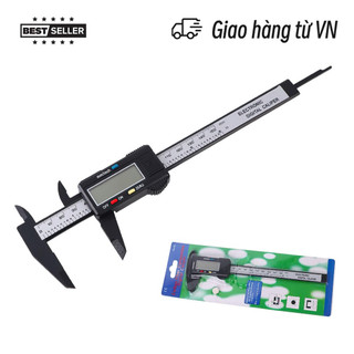 6inch 150mm Electronic Digital Caliper Ruler Carbon Fiber Composite Vernier