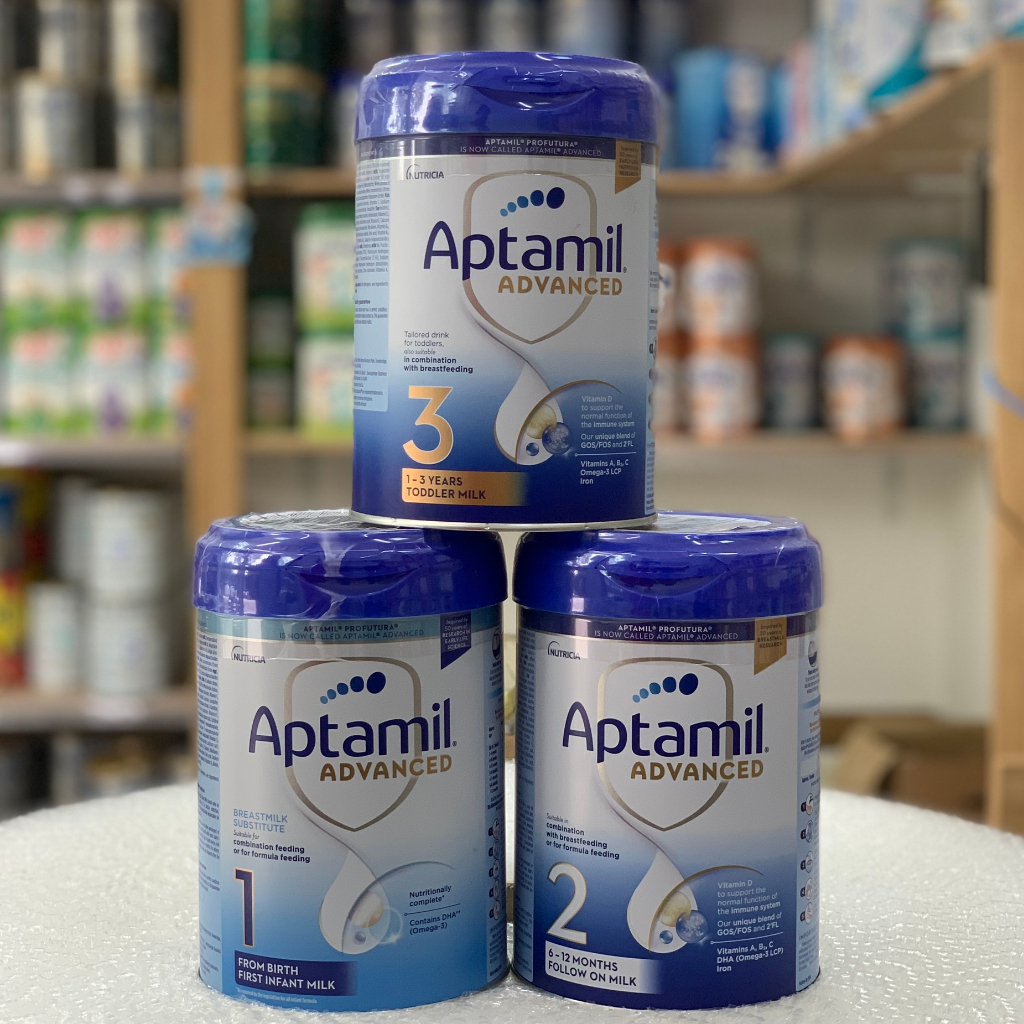 [Chính hãng] Sữa Aptamil Advanced Nội địa Anh lon thiếc 800gr đủ số 1, 2, 3