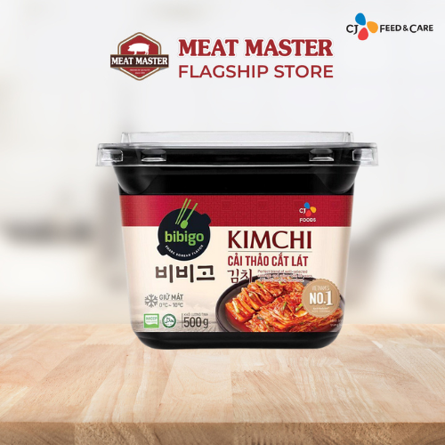 BIBIGO - KIMCHI CẢI THẢO CẮT LÁT (500G/HỘP)