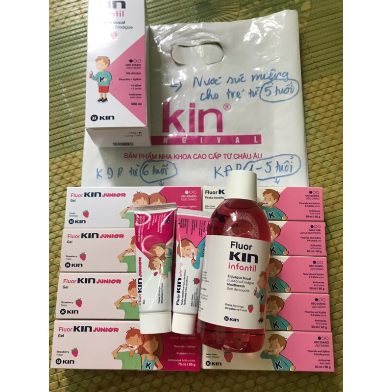 Kem Đánh Răng FLUOR KIN CHILDREN Ngừa Sâu Răng Trẻ Em 0- 5 Tuổi