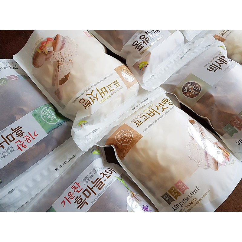 Bánh Gạo Ăn Dặm, Ăn Chay Vị Nấm Hương, Kỳ Tử, Lựu Hàn Quốc Hamjibak 120g- K2V Shop
