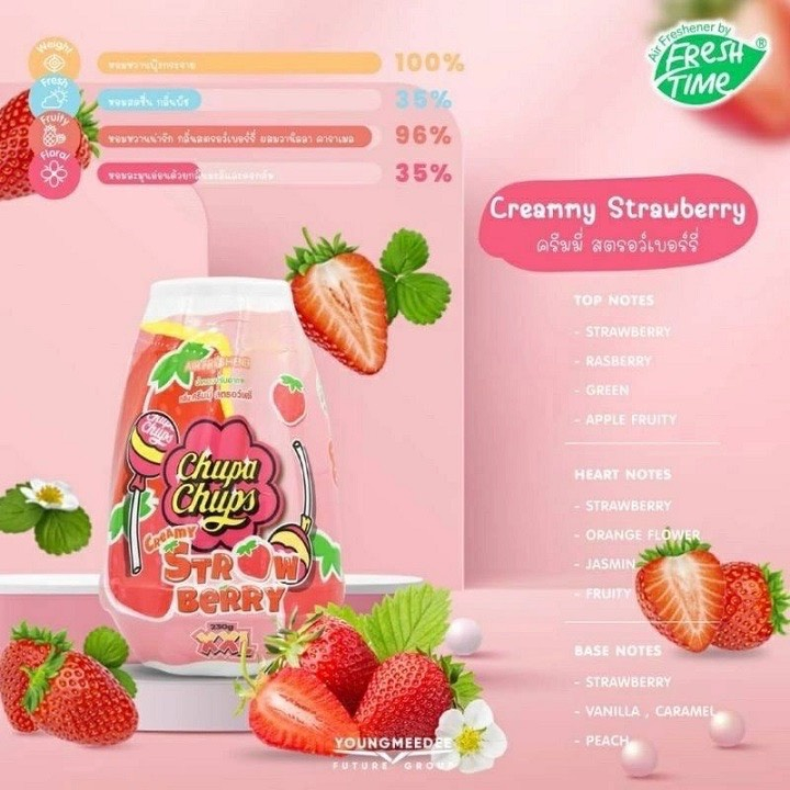 Sáp thơm phòng Chupa Chups vị trái cây ngọt ngào Thái 230g