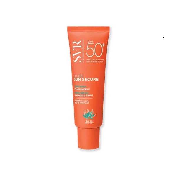 Kem chống nắng dạng lỏng trong suốt, không gây bóng nhờn SVR Sun Secure Fluide SPF50+ 50ml