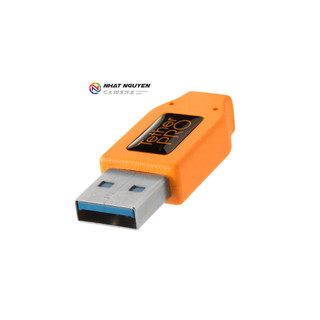 Dây Tether Tools - Cáp TetherPro USB 3.0 to USB C - Dài 4.6m- Màu Cam
