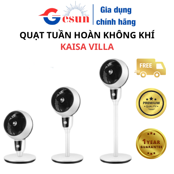 Quạt điều hoà không khí Kaisa Villa - Điều khiển từ xa - Tốt cho sức khoẻ - Điều hoà gió - Bảo hành 12 tháng