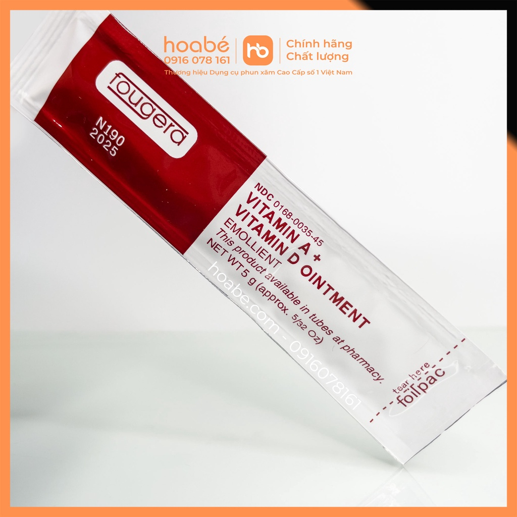 Kem dưỡng ẩm fougera vitamin a&d ointment chăm sóc phun môi mày xăm hình