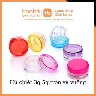 Hũ chiết mỹ phẩm, lọ chiết mỹ phẩm 3g 5g tiện lợi