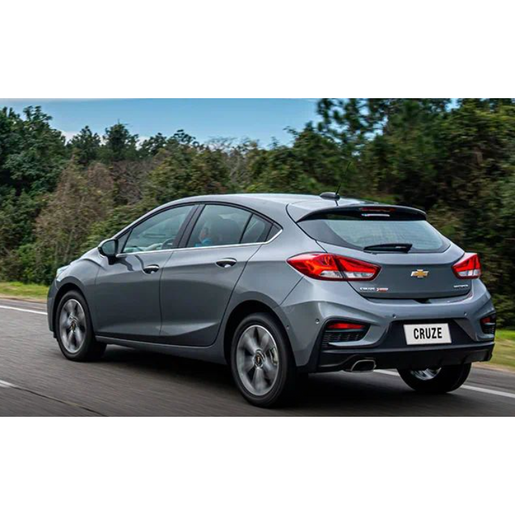 Bộ vè mưa đen xe Chevrolet Cruze mạ xi - crom đẹp nhập khẩu hàn quốc