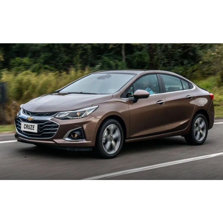 Bộ vè mưa đen xe Chevrolet Cruze mạ xi - crom đẹp nhập khẩu hàn quốc