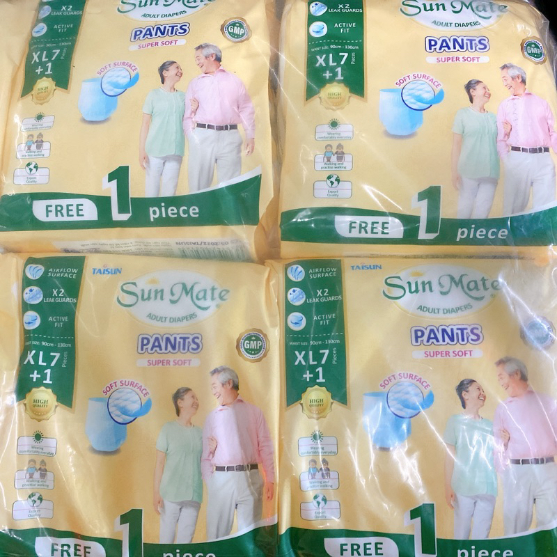 combo 6 gói tả quần người lớn SunMate size M/L/XL
