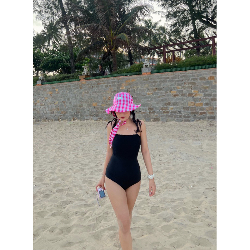 [Xuất Xịn] Đồ Bơi Một Mảnh Bikini Áo Tắm Nhúng Ngực Buộc 2 Cầu Vai H&M SOHM075 Size S